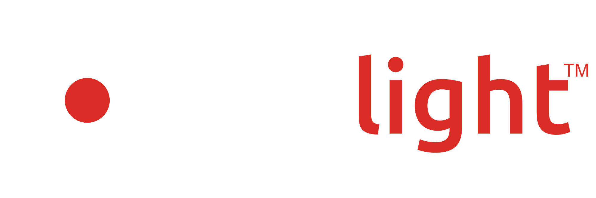 TrueLight white and red logo
