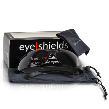 TrueCalm Eye Shields with case and box